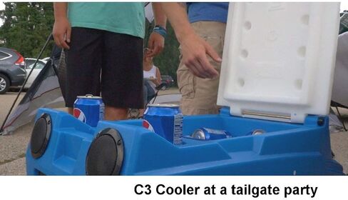 C3 RC Cooler - 30 can Capacity | Rechargeable Battery in Saudi Arabia