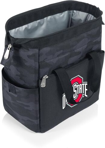 Picnic TIME NCAA Ohio State Buckeyes On The Go Lunch Bag Cooler, Soft Cooler Lunch Box, Insulated Lunch Bag, (Black Camo) in Saudi Arabia