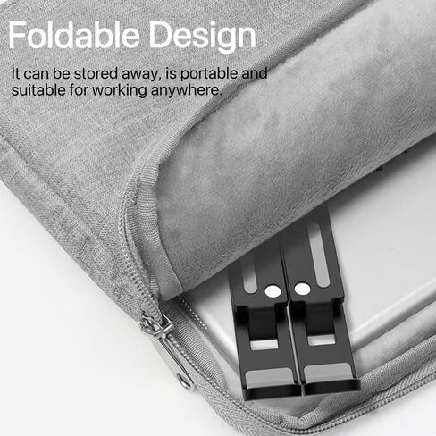 حامل كمبيوتر محمول محمول ، ارتفاع قابل للتعديل ، تصميم تبريد ، متوافق مع الكمبيوتر المحمول والكمبيوتر اللوحي in Kuwait