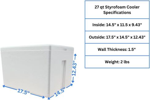 Styrofoam Ice stest ، مبرد معزول ، 27 QT in Saudi Arabia