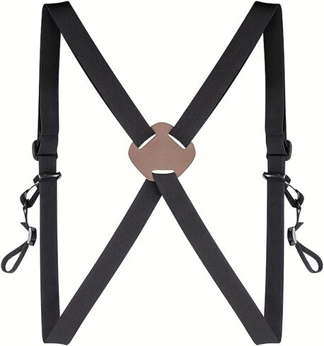 X-Shaped Harness Strap Adjustable Binocular Carrier Elastic Durable Shoulder Straps Optics Accessories for Binoculars and Camera in Saudi Arabia