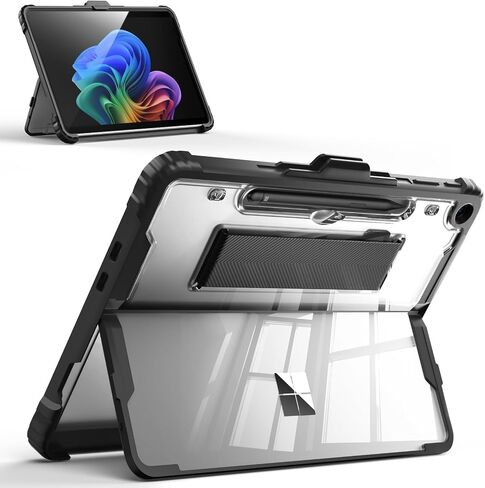 علبة Moko لـ Microsoft Surface Pro 12 Incs 2025 ، غطاء وقائي شفاف شديد مع Kickstand & Pen Multi-algan in Saudi Arabia