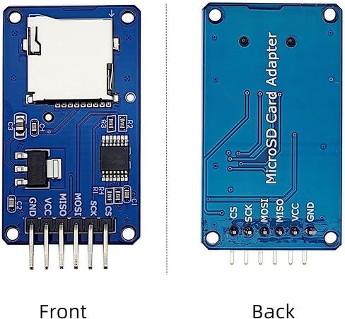 10pcs Micro SD TF Card Adapter Reader and Write Module 6PIN SPI Interface Driver Bovers in Kuwait