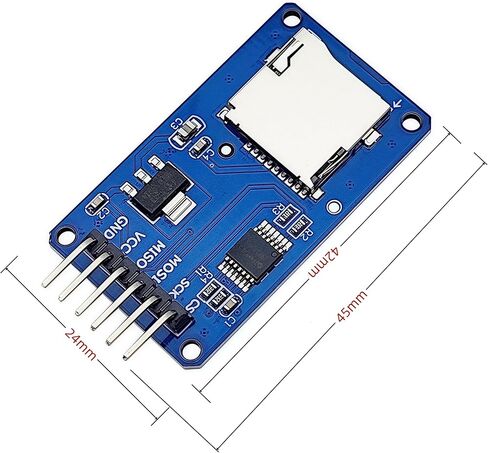10pcs Micro SD TF Card Adapter Reader and Write Module 6PIN SPI Interface Driver Bovers in Kuwait