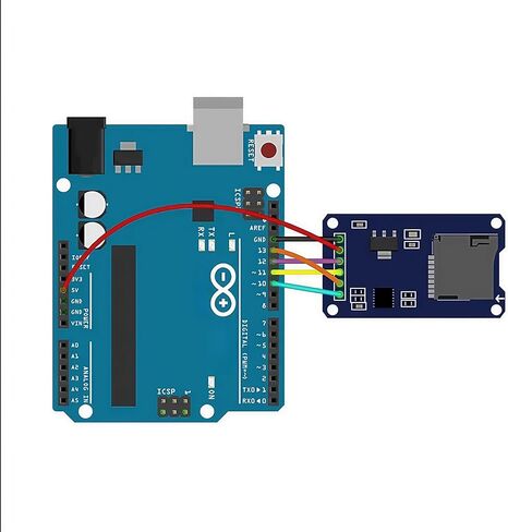 10pcs Micro SD TF Card Adapter Reader and Write Module 6PIN SPI Interface Driver Bovers in Kuwait