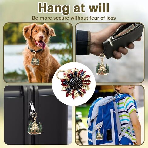 Winter Snowman Leather Keychain Case Holder Compatible with Air Tag, Merry Christmas Scratch-Resistant Trackers Holder with Keychain Ring, Cute Bag Charm, Access Card Protection Case in Saudi Arabia