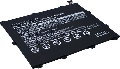 Synergy Digital Tablet Battery, Compatible with Alcatel TLp041C2 Tablet, (Li-Pol, 3.8V, 4050mAh) Ultra High Capacity, Replacement for Alcatel TLp041C2 Battery in Saudi Arabia