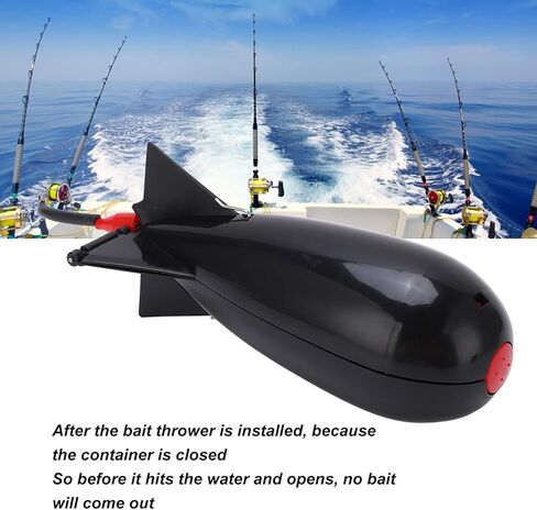 Bait Carp Feeder, Fishing Supplies, Other Fishing Tools and Accessories Large Bomb Lure Bait Holder Fishing Feeder Nesting Tool (Black) in Saudi Arabia