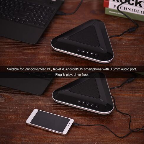 MST - A1S USB Video Conference Microphone Speakerphone 360° Audio Pickup Support Skype MSN QQ for Computer Mobile Phone in Saudi Arabia