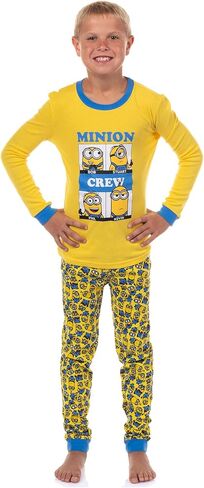 طقم بيجامة نوم للأولاد من INTIMO Despicable Me Minions Crew Bob Stuart Phil Kevin in Saudi Arabia