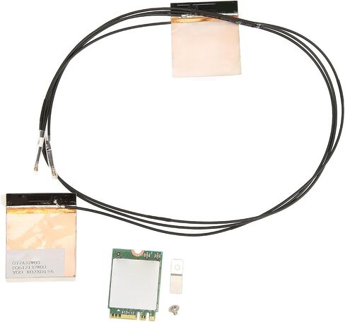 بطاقة Yunir WiFi 6E ، بطاقة شبكة NGFF M2 اللاسلكية مع Bluetooth 5.2 ، محول WiFi Tri Band Band PC لـ 10 11 ، Linux (تم إنشاؤه في 2 هوائيات) in Saudi Arabia