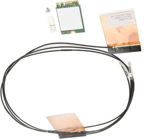 بطاقة Yunir WiFi 6E ، بطاقة شبكة NGFF M2 اللاسلكية مع Bluetooth 5.2 ، محول WiFi Tri Band Band PC لـ 10 11 ، Linux (تم إنشاؤه في 2 هوائيات) in Saudi Arabia