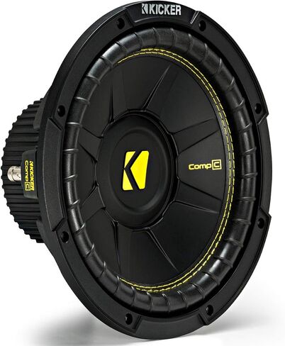 Kicker (2) CWS10 Car Audio CompC Subwoofer 10" Sub 44CWCS104 Bundle with Harmony HA-A400.1 Amplifier & Amp Kit in Saudi Arabia