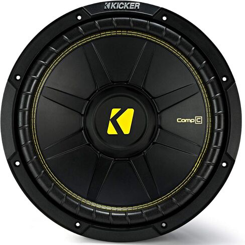 Kicker (2) CWS10 Car Audio CompC Subwoofer 10" Sub 44CWCS104 Bundle with Harmony HA-A400.1 Amplifier & Amp Kit in Saudi Arabia
