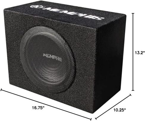 Memphis Audio SRX10SP 120W RMS تضخيم 10 "مربع in Kuwait
