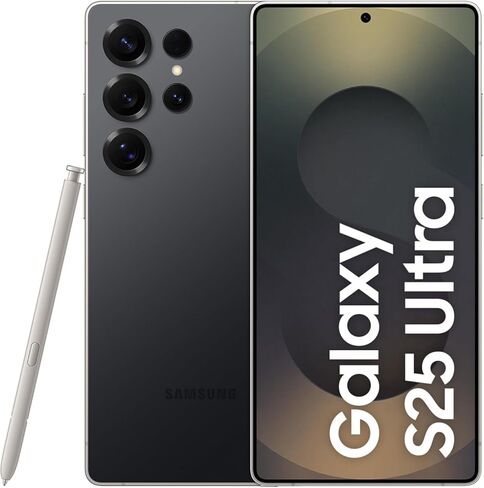 Samsung Galaxy S25 Ultra SM -S938B/DS 1TB 12GB RAM AI Smartphone ، Factory Unlocked ، Global Model - Titanium Black in Saudi Arabia
