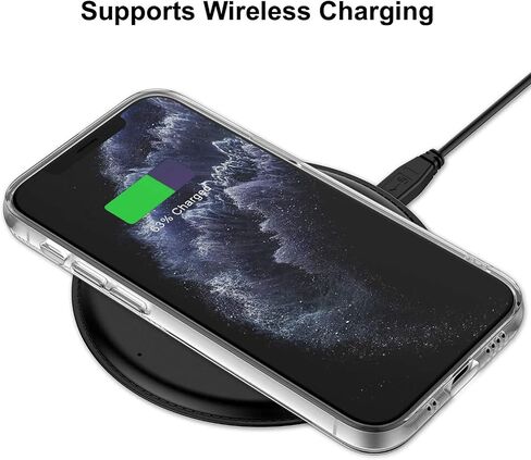 غطاء المصد من الهاتف الخلوي inf متوافق مع iPhone 13 ، غطاء الهاتف المحمول Sworkproof Soft Soft مع زوايا مقوى ، حالة حماية غير صفراء مضادة للخلع (شفافة) in Saudi Arabia
