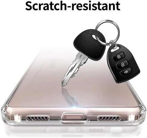 غطاء المصد من الهاتف الخلوي inf متوافق مع iPhone 13 ، غطاء الهاتف المحمول Sworkproof Soft Soft مع زوايا مقوى ، حالة حماية غير صفراء مضادة للخلع (شفافة) in Saudi Arabia