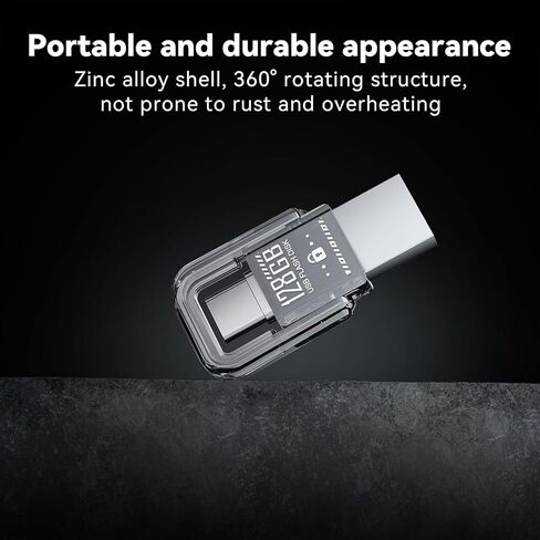 محرك إبهام USB-C 64 جيجا بايت ، محرك أقراص إبهام عالي السرعة ، 2 في 1 ، محرك USB المحمول لنظام Android ، MacBook ، الكمبيوتر المحمول ، الكمبيوتر الشخصي ، اللوح-قذيفة معدنية متينة ، متوافقة مع USB-C و USB-A ، نقل البيانات السريعة in Kuwait