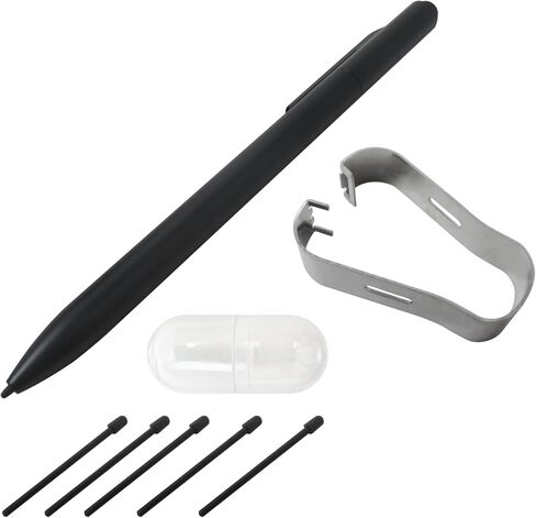 Replacement Digital Pen with Eraser, Stylus Pen with 5 Pen Tips and Pen Clip, 4096 Pressure Levels, Tilt Sensor, Palm Rejection, for Samsung Galaxy Chromebook 2 Upgraded in Saudi Arabia