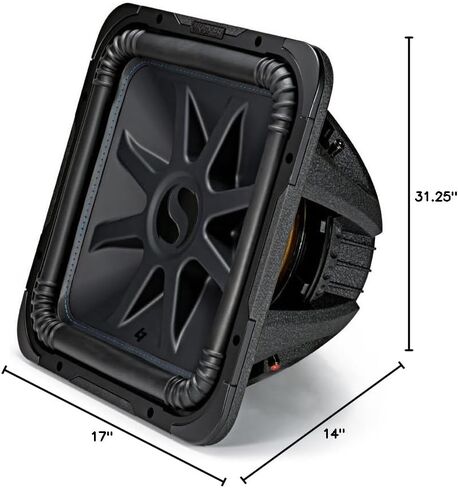 KICKER 44L7S154 Solobaric L7 15" Subwoofers Bundle - Dual 4-Ohm Voice Coils for Wiring to a 1-ohm monoblock Amplifier in Saudi Arabia