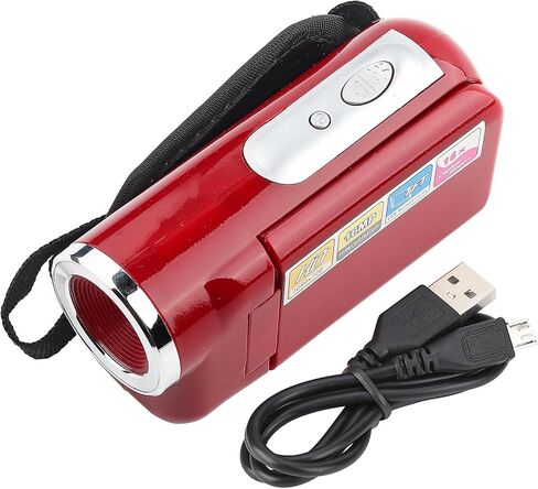 كاميرا فيديو كاميرا الفيديو ، كاميرا فيديو كاميرا فيديو رقمية محمولة 16x HD مع TFT LCD SCEEN (أحمر) in Kuwait