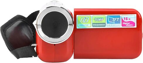 كاميرا فيديو كاميرا الفيديو ، كاميرا فيديو كاميرا فيديو رقمية محمولة 16x HD مع TFT LCD SCEEN (أحمر) in Kuwait