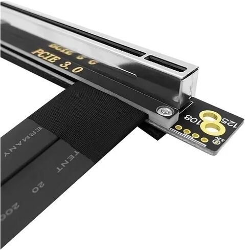 32Gbps PCI-E 4X 16X Riser Extension Cable PCI PCIe X4 to X16 Extender Adapter Cable 10cm-60cm 90 Degree Connector(60CM) in Saudi Arabia