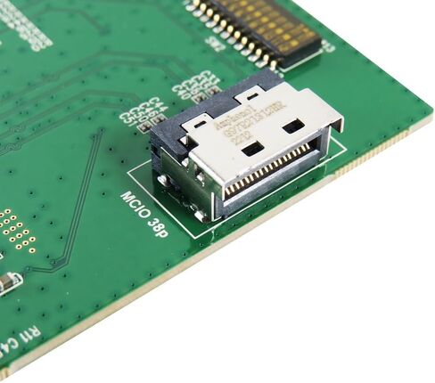 قم بتحسين اتصال البيانات باستخدام محول PCIe X4 Redriver إلى محول MCIO 38P PCIE Gen 5 - محول PCIe X4 عالي السرعة إلى MCIO 38P لتحسين الأداء in Saudi Arabia