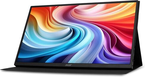 Acer Portable Monitor | 15.6" FHD IPS Touch | Adaptive-Sync Support (FreeSync Compatible) | Slim Design | External Monitor for Laptop PC/Mac | 2 x USB 3.1 Type-C Port & Mini HDMI | PM161QT bmiuuux in Saudi Arabia