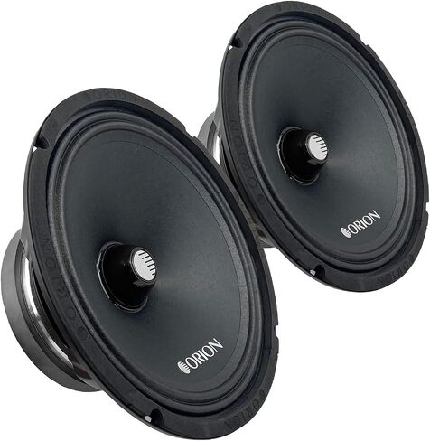 Orion Cobalt CM105 High Efficiency 10" Mid-Range Bullet Loudspeakers, 1400W Max Power, 350W RMS, 4 Ohm, 2" Voice Coil - Pro Car Audio Stereo, Midrange Speakers (Set of 2 Speakers) in Saudi Arabia
