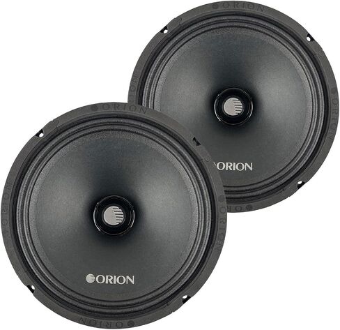 Orion Cobalt CM105 High Efficiency 10" Mid-Range Bullet Loudspeakers, 1400W Max Power, 350W RMS, 4 Ohm, 2" Voice Coil - Pro Car Audio Stereo, Midrange Speakers (Set of 2 Speakers) in Saudi Arabia