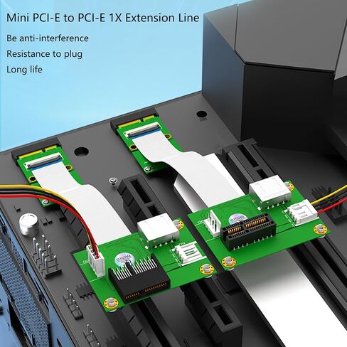 PCIE صغير إلى محول PCIEX1 64 جيجابت في الثانية التوافق العالي التوافق الأفقي/العمودي لأجهزة الكمبيوتر المحمولة والكمبيوتر الشخصي in Saudi Arabia