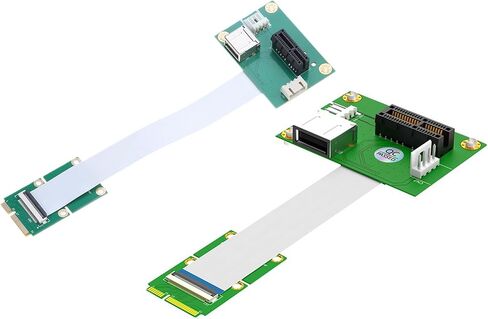 PCIE صغير إلى محول PCIEX1 64 جيجابت في الثانية التوافق العالي التوافق الأفقي/العمودي لأجهزة الكمبيوتر المحمولة والكمبيوتر الشخصي in Saudi Arabia
