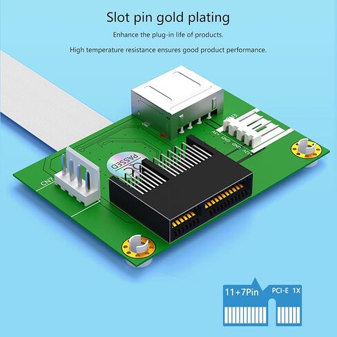 PCIE صغير إلى محول PCIEX1 64 جيجابت في الثانية التوافق العالي التوافق الأفقي/العمودي لأجهزة الكمبيوتر المحمولة والكمبيوتر الشخصي in Saudi Arabia