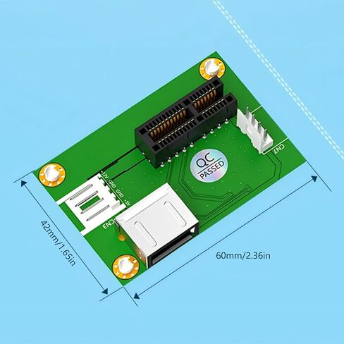 PCIE صغير إلى محول PCIEX1 64 جيجابت في الثانية التوافق العالي التوافق الأفقي/العمودي لأجهزة الكمبيوتر المحمولة والكمبيوتر الشخصي in Saudi Arabia
