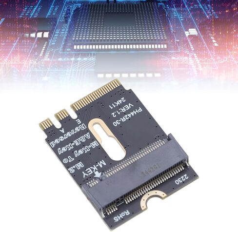 POMYA M.2 NVME SSD ADAPTER ، M.2 A و E WIFI PORT PCIE 4.0 M KEY NVME SSD CARDOR FOR NVME SSD ، يدعم 2230 2240 2260 2280 M.2 أحجام البطاقة in Kuwait