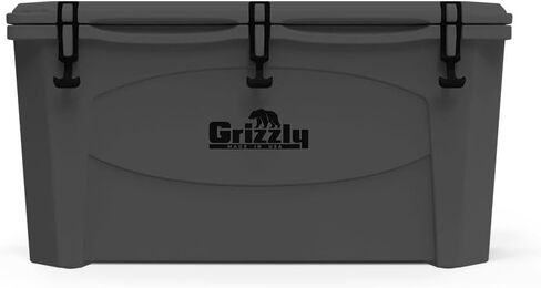Grizzly 100 مبرد | 100 Qt ict chest dontomolded rotomolded | صنع في الولايات المتحدة | ضمان للحياة | لقوارب الشاطئ تخييم الصيد الصيد | G100 in Kuwait