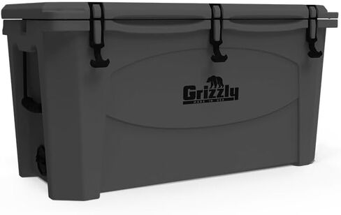 Grizzly 100 مبرد | 100 Qt ict chest dontomolded rotomolded | صنع في الولايات المتحدة | ضمان للحياة | لقوارب الشاطئ تخييم الصيد الصيد | G100 in Kuwait