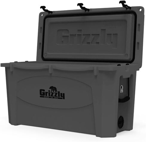 Grizzly 100 مبرد | 100 Qt ict chest dontomolded rotomolded | صنع في الولايات المتحدة | ضمان للحياة | لقوارب الشاطئ تخييم الصيد الصيد | G100 in Kuwait