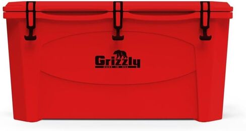 Grizzly 100 مبرد | 100 Qt ict chest dontomolded rotomolded | صنع في الولايات المتحدة | ضمان للحياة | لقوارب الشاطئ تخييم الصيد الصيد | G100 in Kuwait