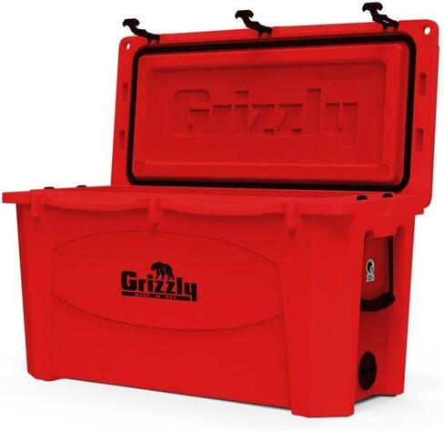 Grizzly 100 مبرد | 100 Qt ict chest dontomolded rotomolded | صنع في الولايات المتحدة | ضمان للحياة | لقوارب الشاطئ تخييم الصيد الصيد | G100 in Kuwait