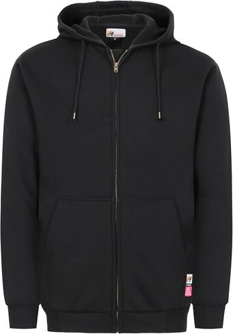 VATRENUS FR Hoodies for men Flame Resistant Jacket 10.5oz Cotton Fleece Flame Resistant Jacket Welding Sweatshirts in Kuwait