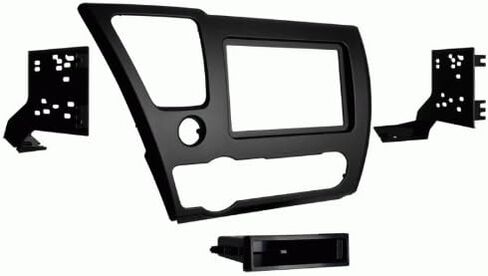 Harmony Audio Metra 99-7882B Compatible with 2013-2014 Honda Civic ISO DIN Radio Provision with Pocket Painted Matte Black, HA-701729 Radio Harness Adapter Plug and HA-40HD11 Radio Antenna Adapter in Saudi Arabia