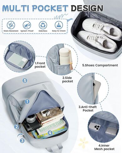 Small Black Gym Backpack for Women Men, Waterproof Gym Track Bag with Expandable Shoe Compartment, Lightweight Mini Casual Daypack Sports Back Pack for Travel Hiking Dance Yoga Fitness Track in Kuwait