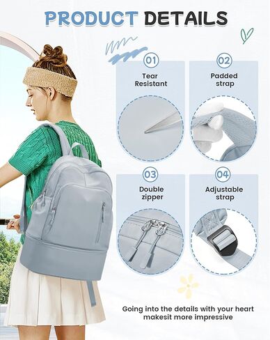 Small Black Gym Backpack for Women Men, Waterproof Gym Track Bag with Expandable Shoe Compartment, Lightweight Mini Casual Daypack Sports Back Pack for Travel Hiking Dance Yoga Fitness Track in Kuwait