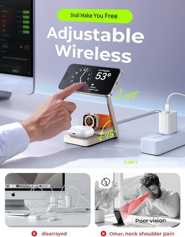 LISEN لمحطة شحن iPhone لـ Magsafe in Saudi Arabia