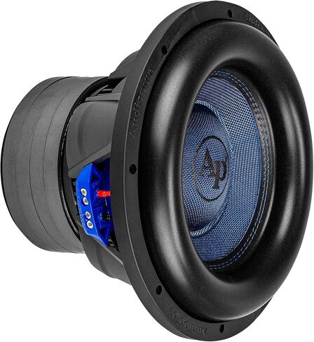 Audiopipe 2400 واط 12 بوصة مضخم الصوت (TXX-BDD4-12) ، مكدس رباعي ، طاقة عالية ، مخروط مخروطي الورق والألياف الزجاجية ، رغوة وسادة الهواء ، توصيل متعدد ، 2 * 4 أوم. in Saudi Arabia