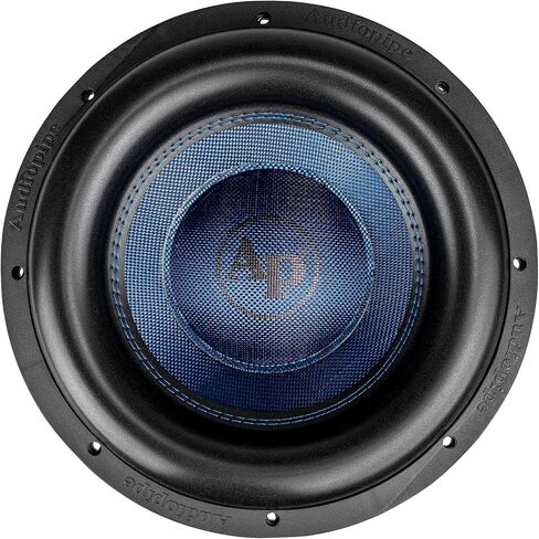 Audiopipe 2400 واط 12 بوصة مضخم الصوت (TXX-BDD4-12) ، مكدس رباعي ، طاقة عالية ، مخروط مخروطي الورق والألياف الزجاجية ، رغوة وسادة الهواء ، توصيل متعدد ، 2 * 4 أوم. in Saudi Arabia