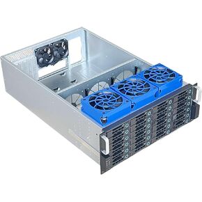 Generic ZhenLoong LF24-12G 4U 24 Bay Server Chassis Hard Drive Disk hot swappable SATA SAS Rackmount Case with 12G backplane SFF8643 Interface,USB 2.0.sea Shipping and Express delivery About 40 Days in Saudi Arabia